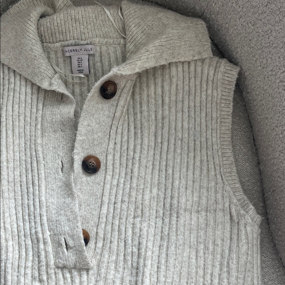 Sincerely Jules Cream Knit Cardigan - Picture 3 of 5